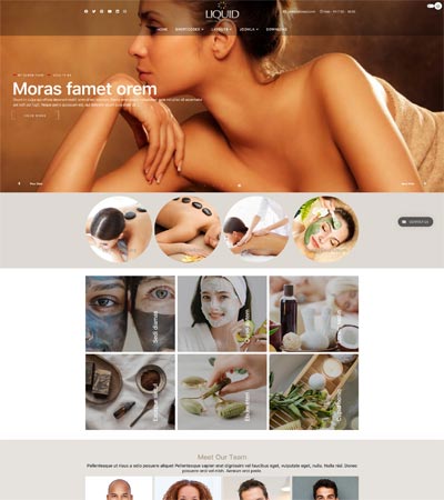 Beauty Salon Joomla template