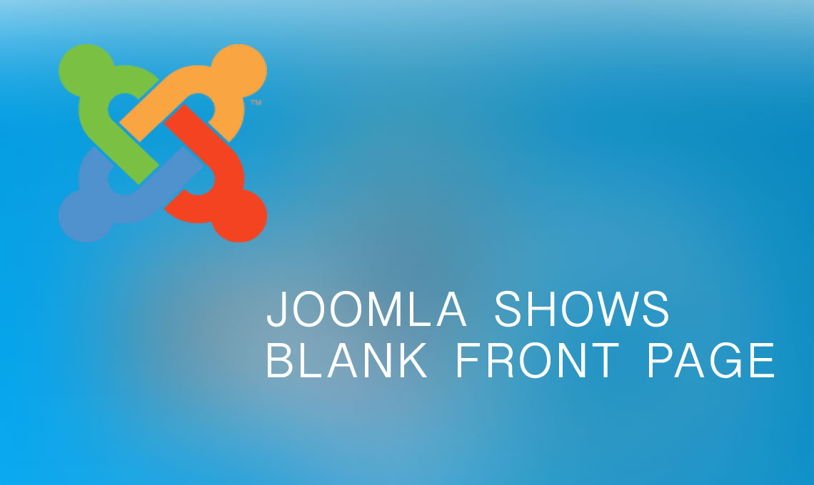 Portada de Joomla Blank