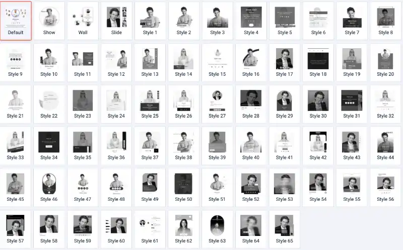 Preview of one of the MX Team presentation styles