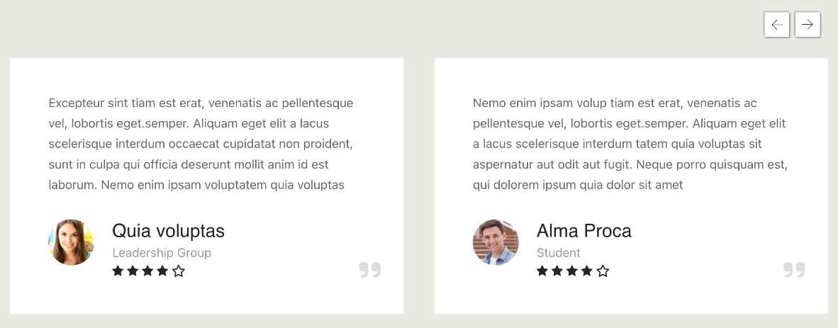 Testimonial Module 