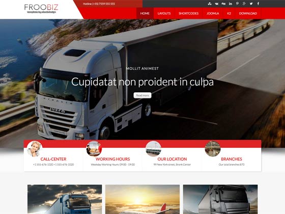 Trans load a Transport Category Bootstrap Responsive Web Template