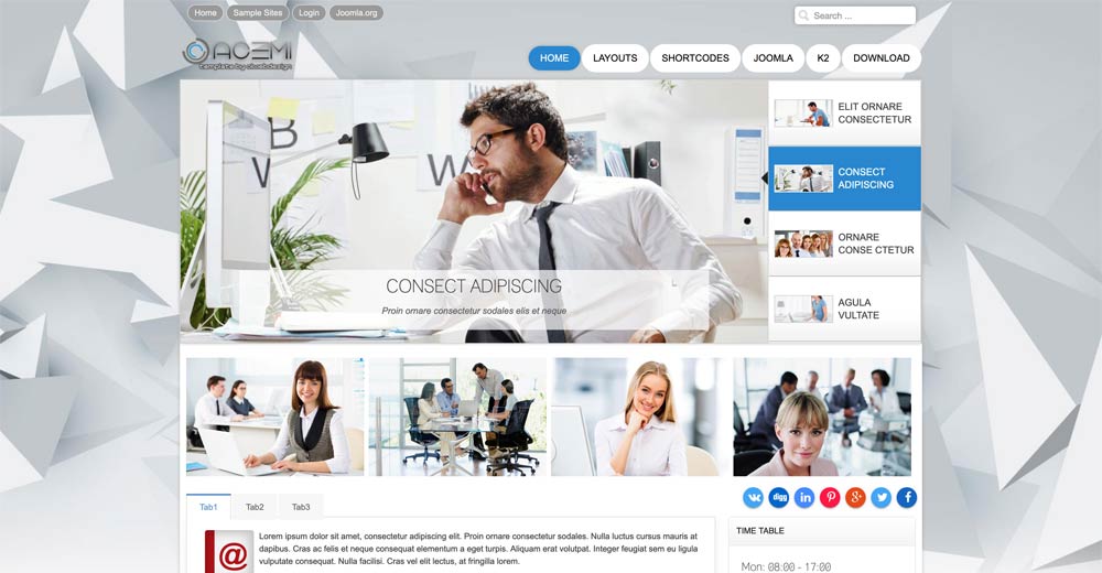 Business Finance Joomla Template