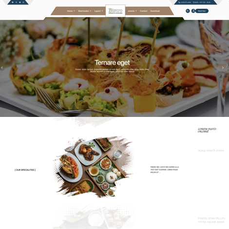 Bistro joomla template
