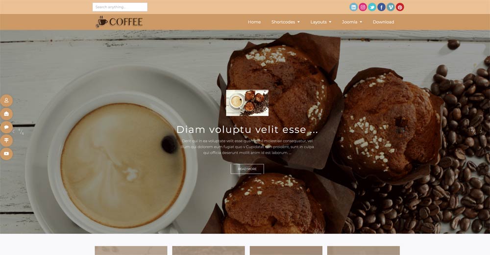 Coffee Joomla Template