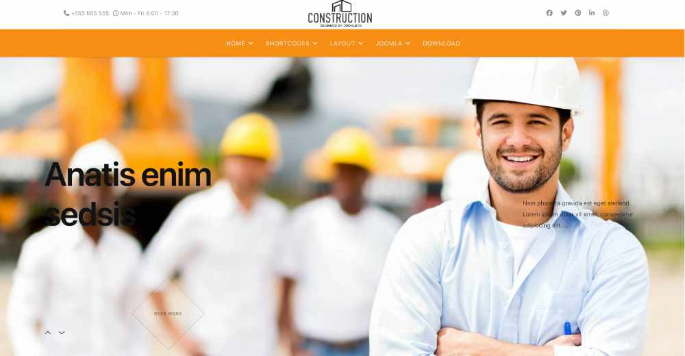 Joomla Construction Template