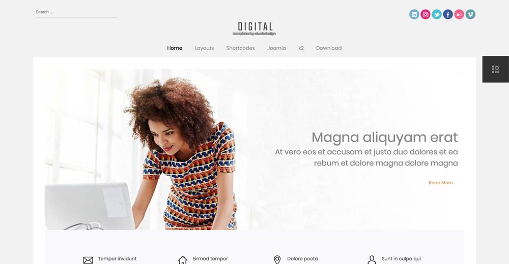 Digital Joomla Template