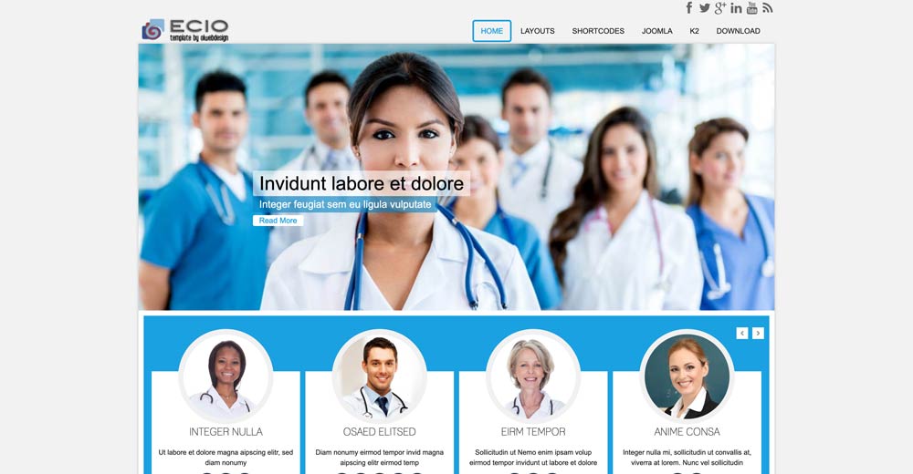 Medical Joomla Template
