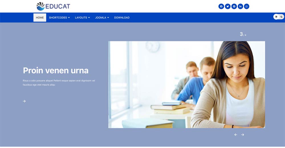 Education Joomla template