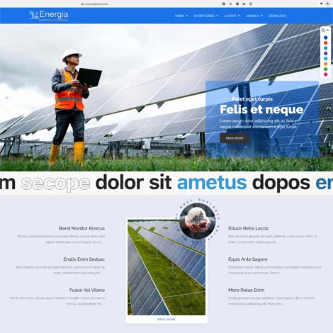 Energia Clean Energy Joomla Template