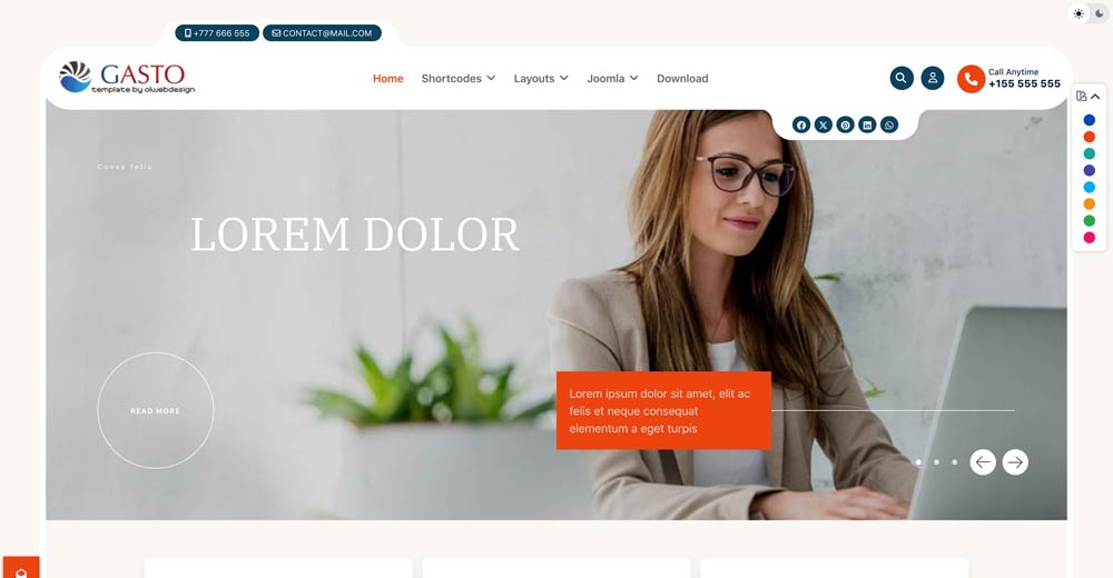 Finance &amp; Consulting Joomla template