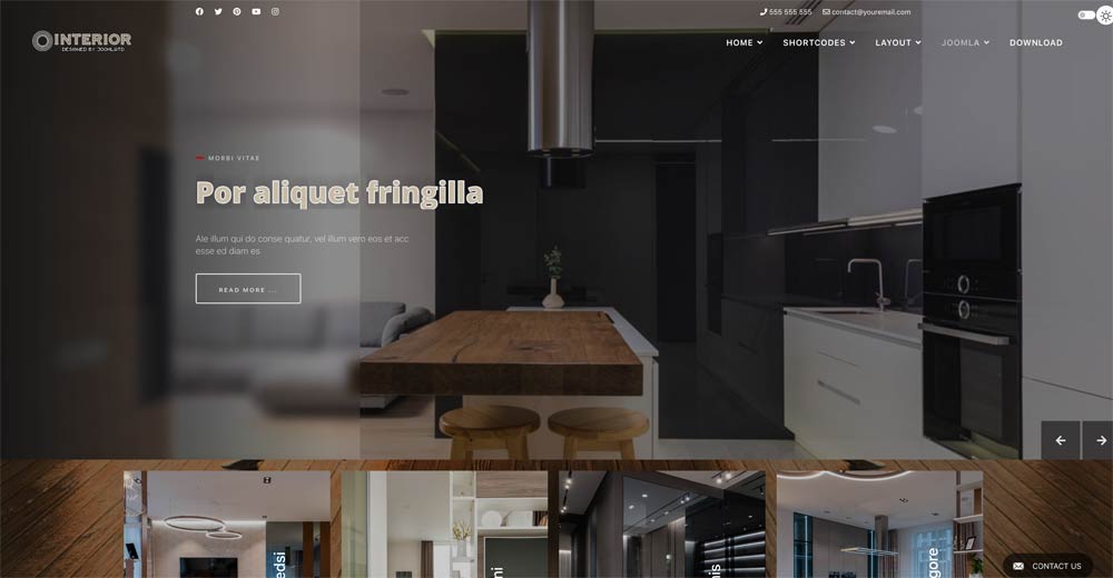 Interior Design Joomla Template