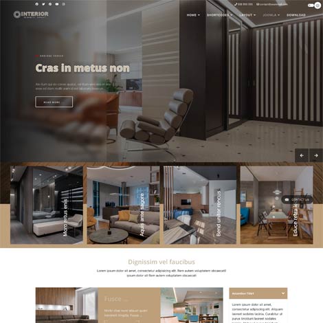 Interior Design Joomla Template