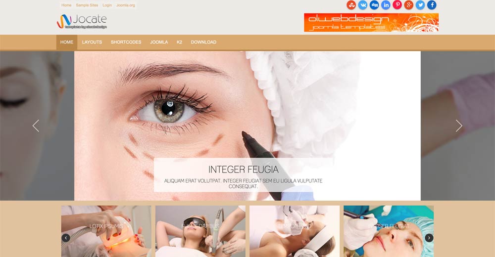 Beauty Center Joomla Template