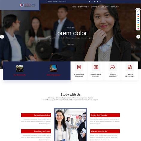 Education - LMS Joomla Template