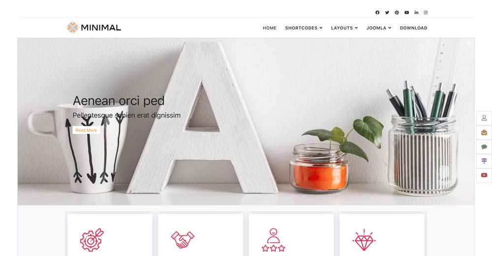 Minimal Joomla Template