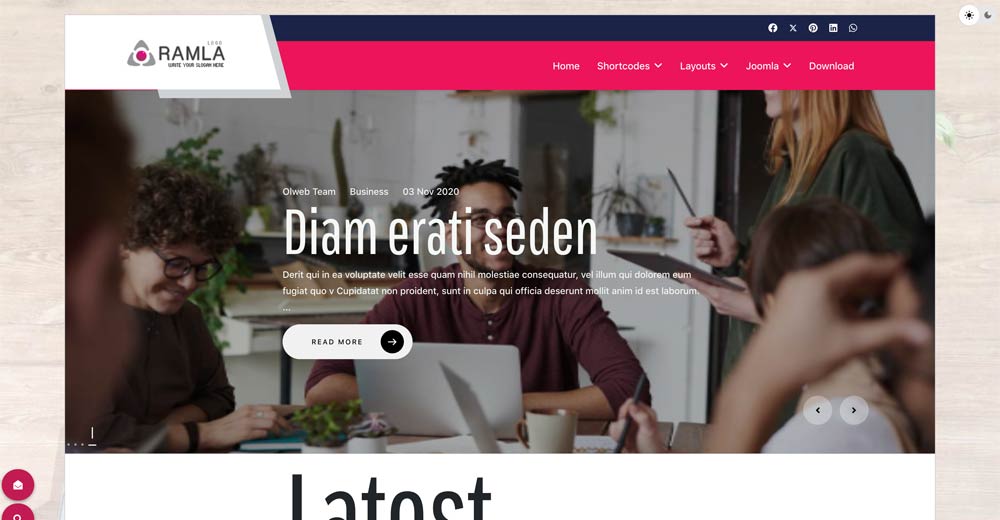 Business &amp; finance Joomla Template