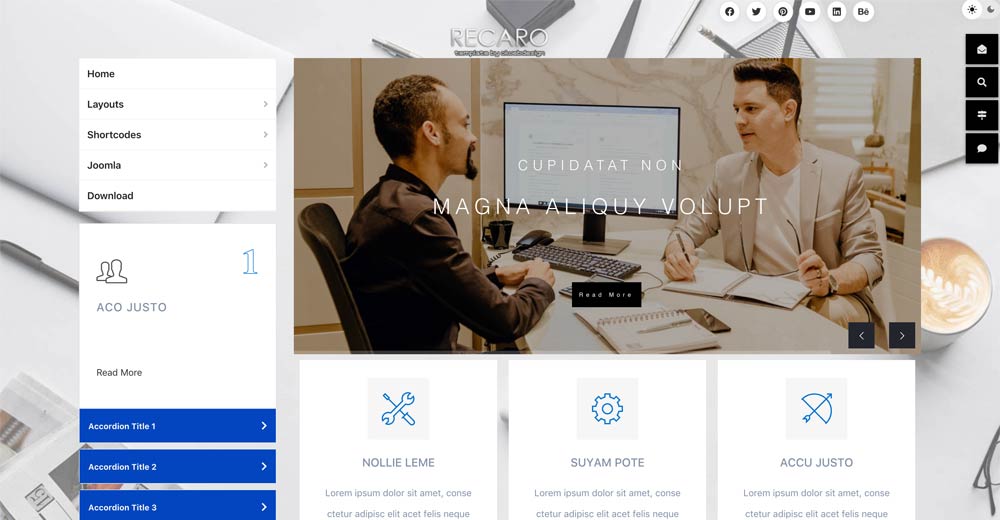 Business Joomla template