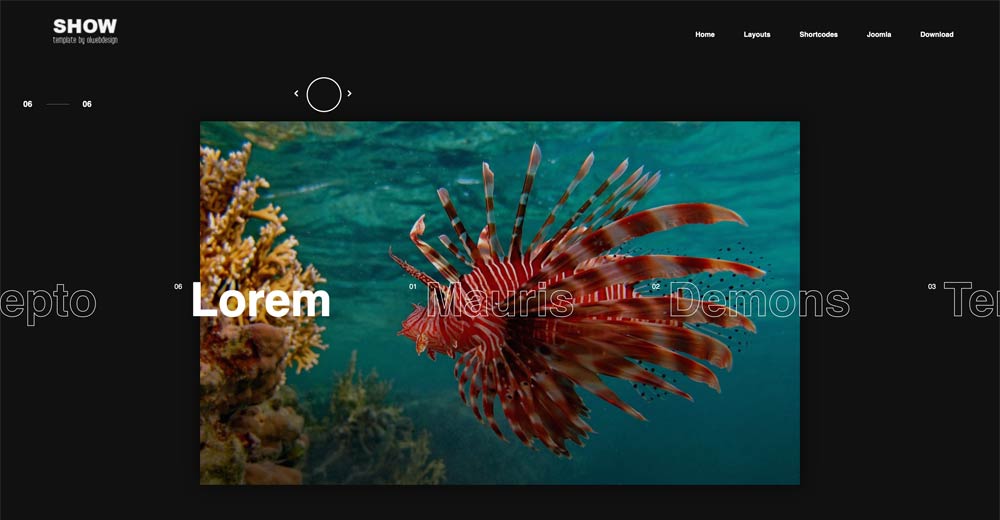 Photography Joomla Template