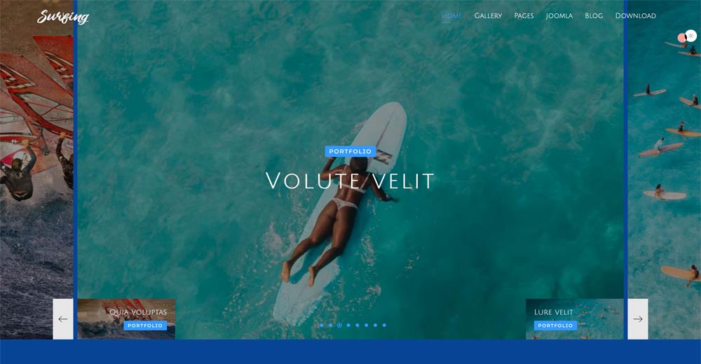 Surf Joomla Template