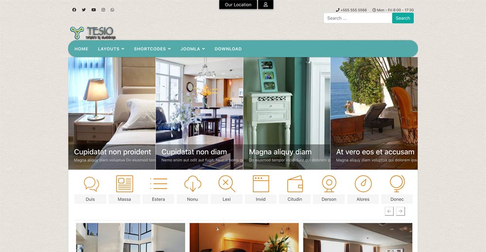 Architecture joomla template
