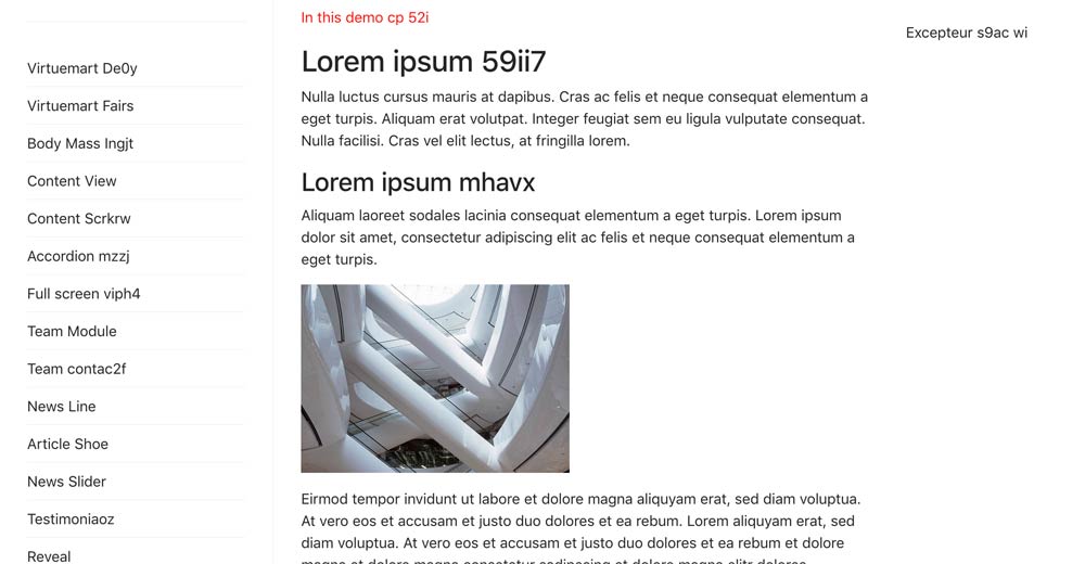 Text animate joomla module