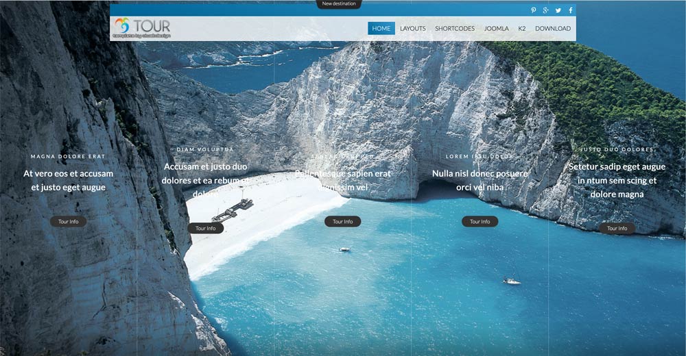 Travel Agency Joomla Template