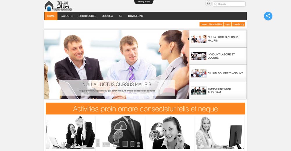 Joomla Business Agency Template